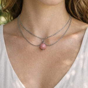 Collier Rhodonite