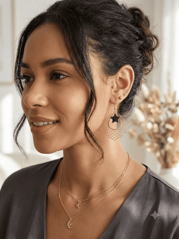 Boucles d'oreilles dépareillées