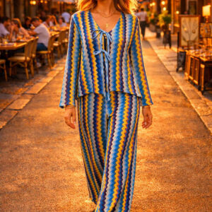 Ensemble Maille zig-zag