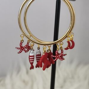 Boucles d'oreilles poisson