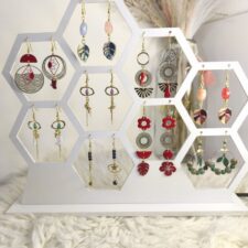 Boucles d'oreille,collier,bracelet