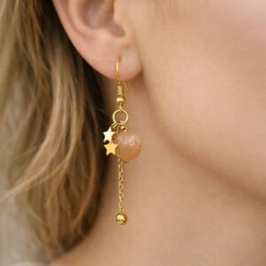 Boucles d'oreilles pierre