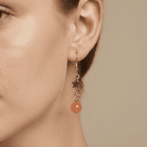 Boucles d'oreilles avec Calcedoine
