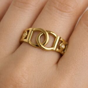 Bague ajustable en acier inoxydable