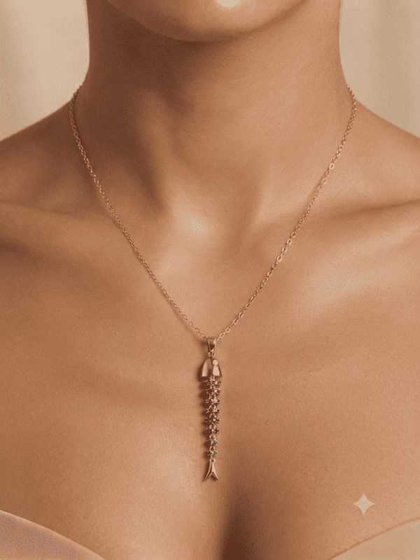 Collier en zirconium