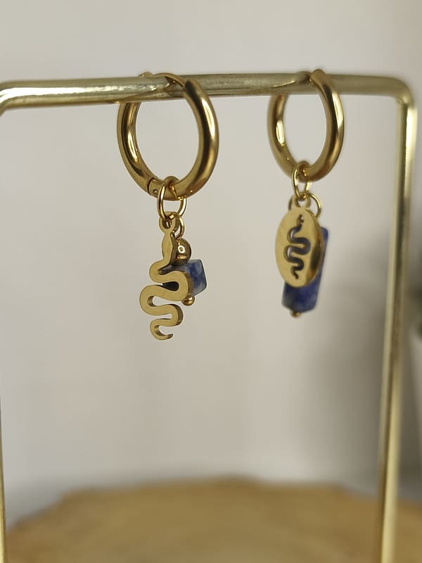 Boucles d'oreilles en acier inoxydable