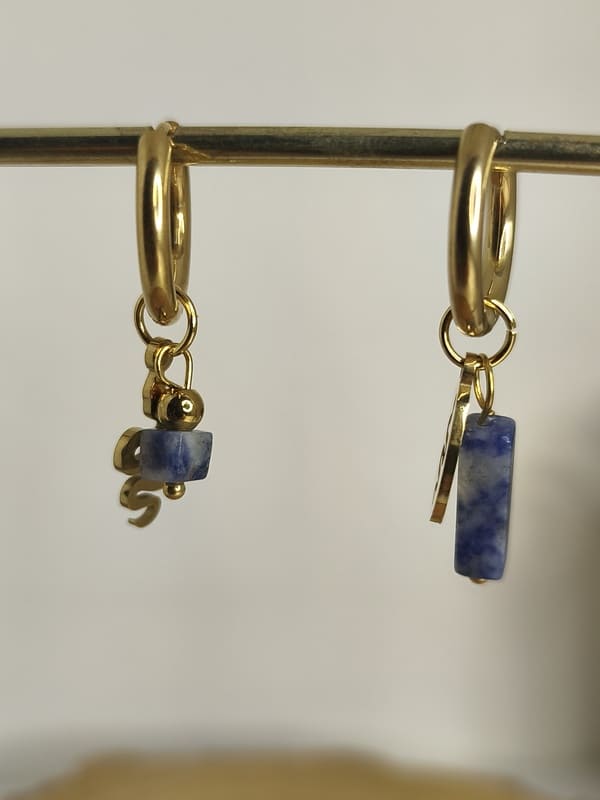 Boucles d'oreilles en acier inoxydable