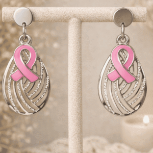 Boucles d'oreilles argentées