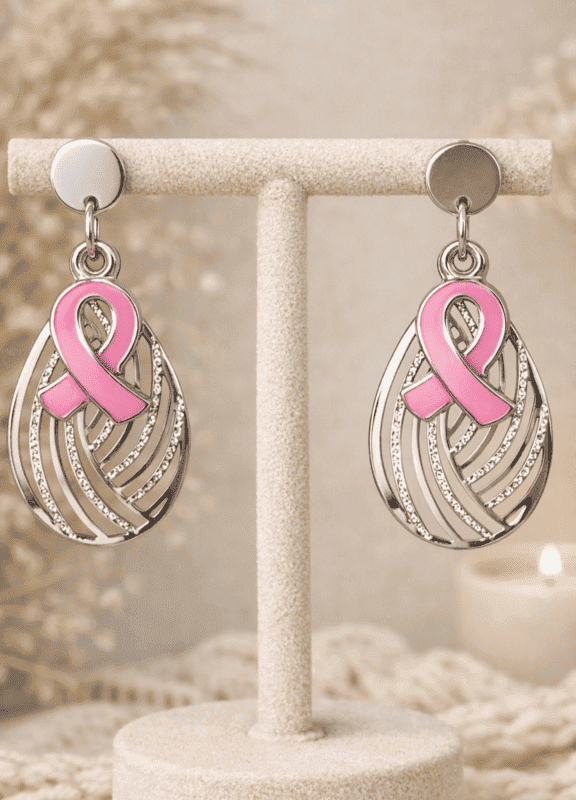 Boucles d'oreilles argentées