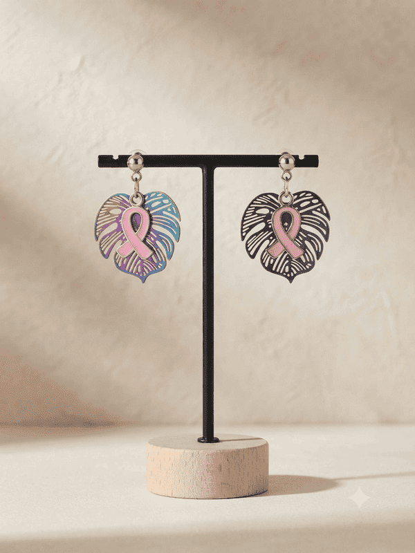 Boucles d'oreilles argentées